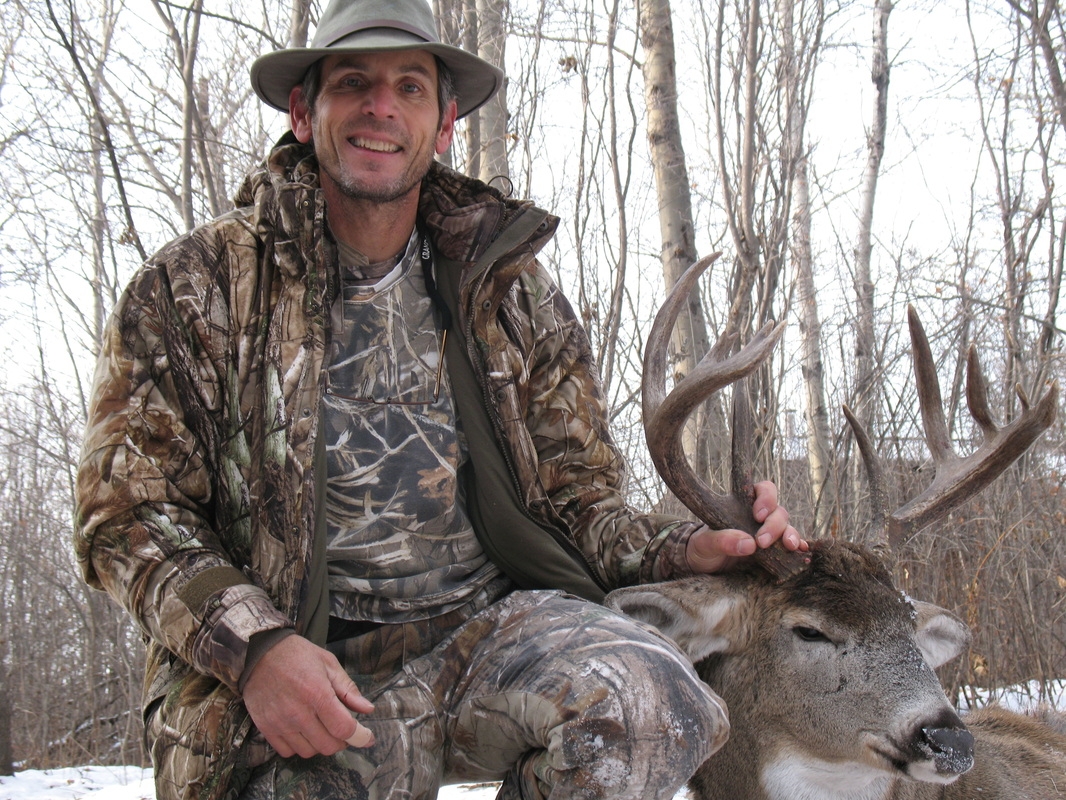 A nice whitetail deer bagged while hunting in Canada